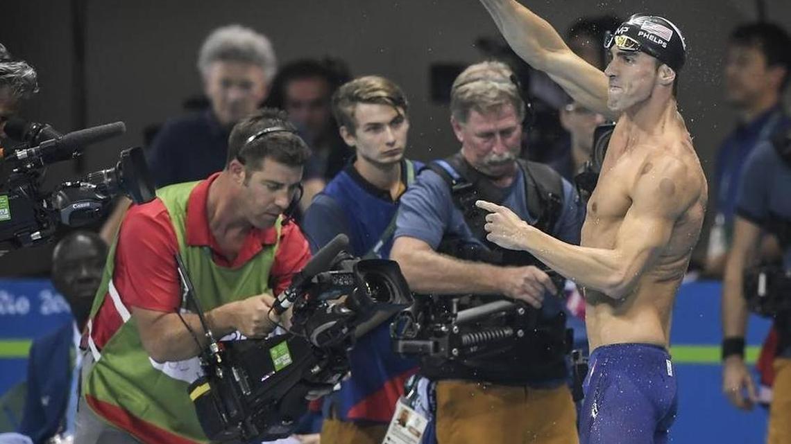 US Olympic champion Michael Phelps