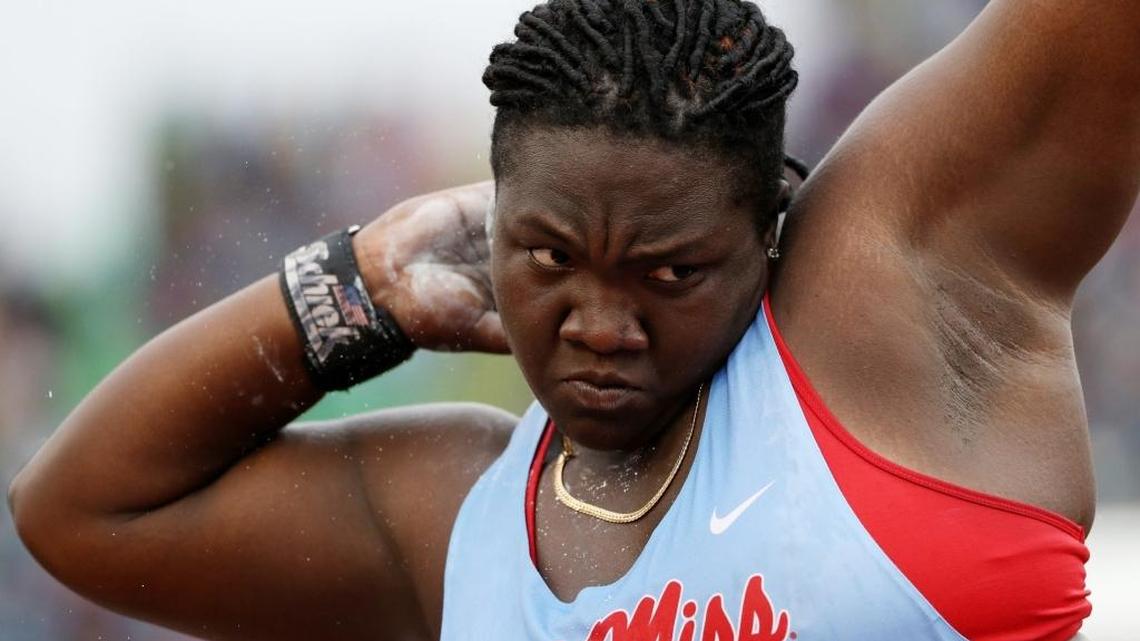 Track and Field: Raven Saunders of Charleston, S.C., will compete in the shot put in the Rio Olympics.