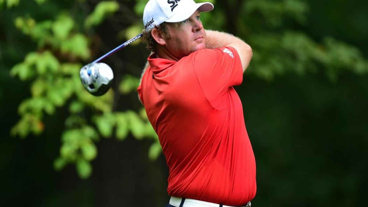 
William McGirt tees off on the 2nd hole during the first round of the Wyndham Championship at Sedgefield Country Club on August 20, 2015 in Greensboro.
