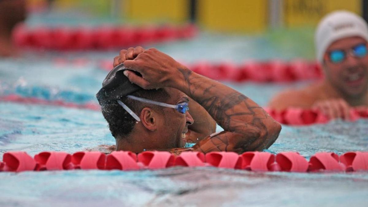 Roy Burch’s 23.11-second 50-meter freestyle in May was six-hundredths of a second off the Olympic qualifying standard, causing him to briefly retire. He came back for one final shot, this week in the Caribbean Championships.