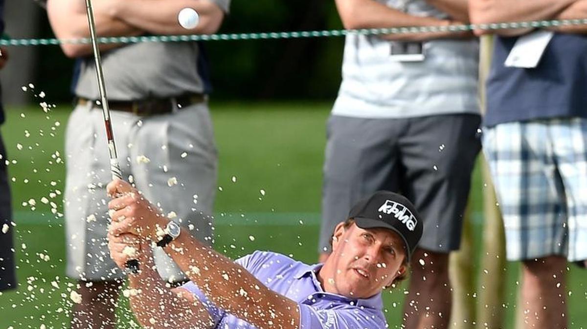 Phil Mickelson is trailing by five but close enough to think of finally winning at Quail Hollow Club, a place where he’s finished second, third, fourth (twice) and fifth (twice).