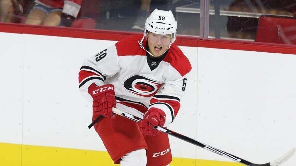 Janne Kuokkanen, above, shares the Charlotte Checkers’ scoring lead with Andrew Poturalski, each with 17 points.