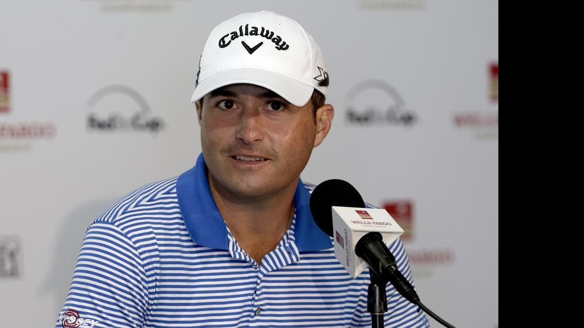
Kevin Kisner addresses the media during Wednesday’s news conference at Quail Hollow Club, site of this week’s Wells Fargo Championship. Kisner finished runner-up at last week’s Players Championship in Florida.
