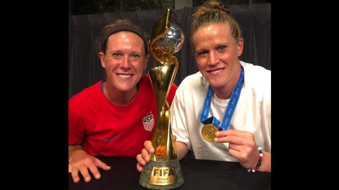 Alyssa Naeher’s twin sister, family cheer US goalie in France: ‘She had her moment.’