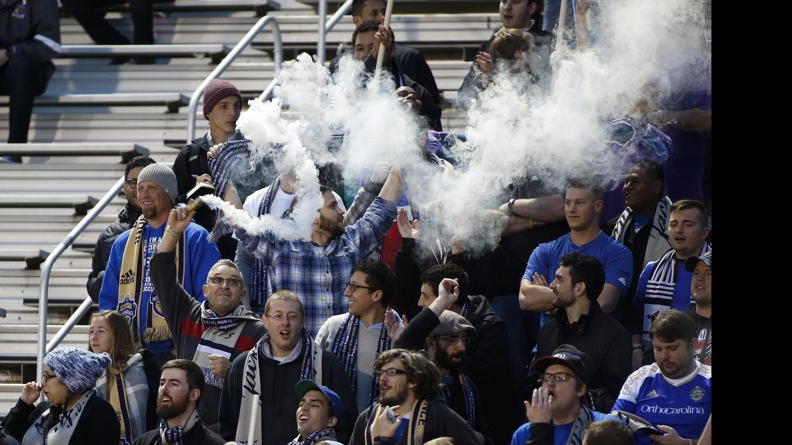 
The Charlotte Independence fans group, known as Jack’s Militia, helped raise $900 for the Charleston shooting victims at Saturday’s game against the Charleston Battery.


