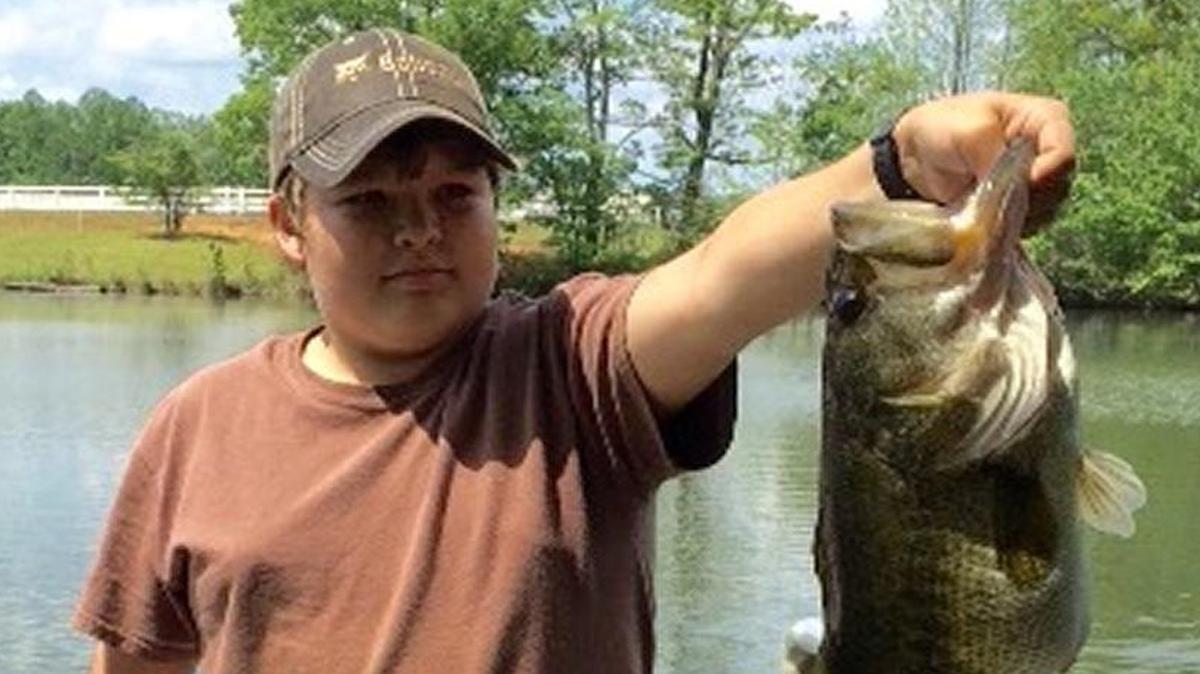 Cole Reeder, 12, shows a 10-pound largemouth bass he caught Saturday while fishing at a Cabarrus County farm pond. Making the catch especially fun for Cole, a student at Mt. Pleasant Middle School, is the fact that several young friends were watching as he fought the lunker on light tackle. In a show of great sportsmanship and conservation he released the roe-laden bass alive.