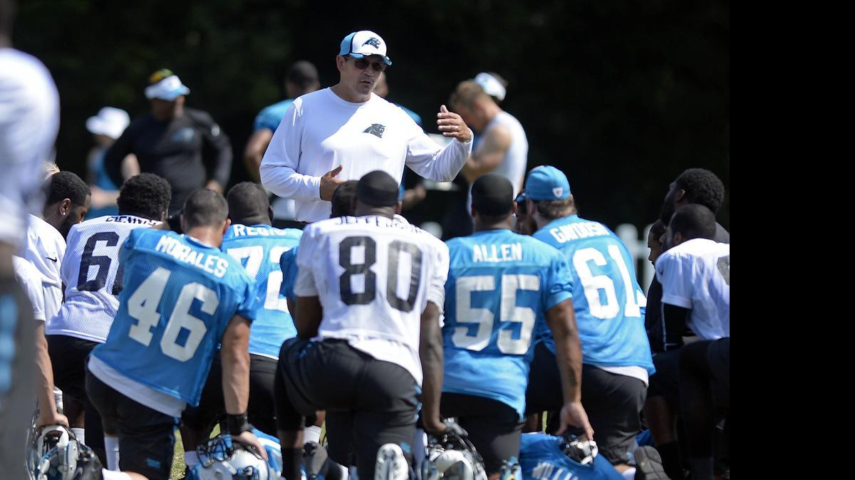 
The Carolina Panthers return to Spartanburg on Friday for training camp at Wofford. All training camp practices are free and open to the public, with each practice lasting about two hours.



