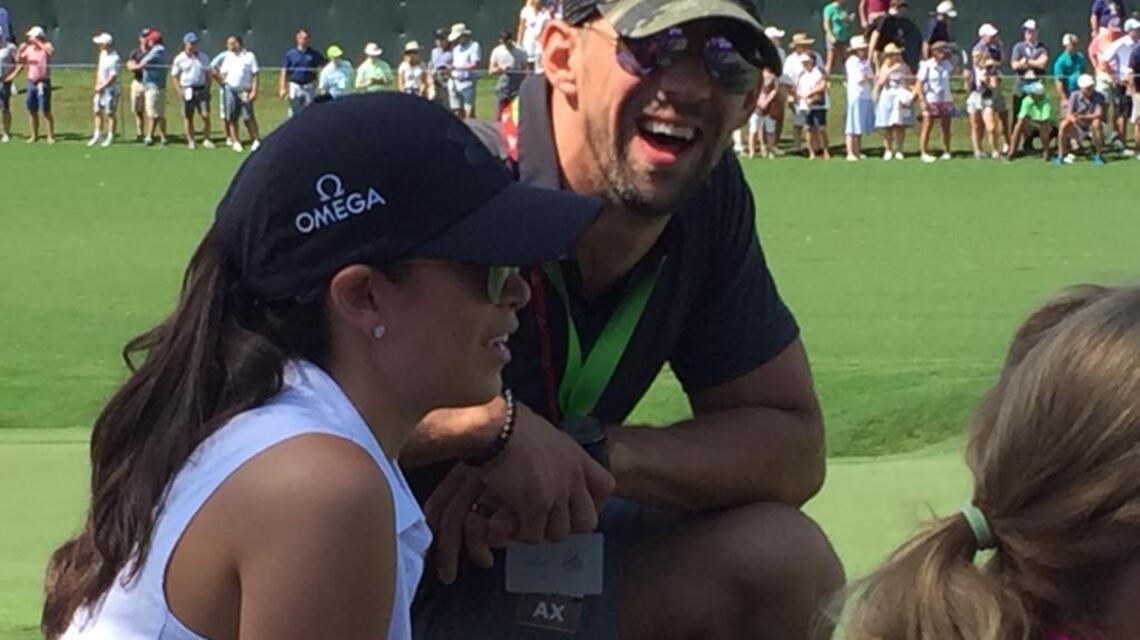At PGA Championship, Michael Phelps continues to defend his Shark Week stunt