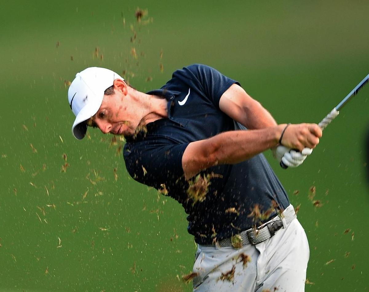 Rory McIlroy, who has four major championship titles on his resume, slipped on his way to the end of Thursday’s first round to post a 1-over 72 in the PGA Championship at Quail Hollow Club.