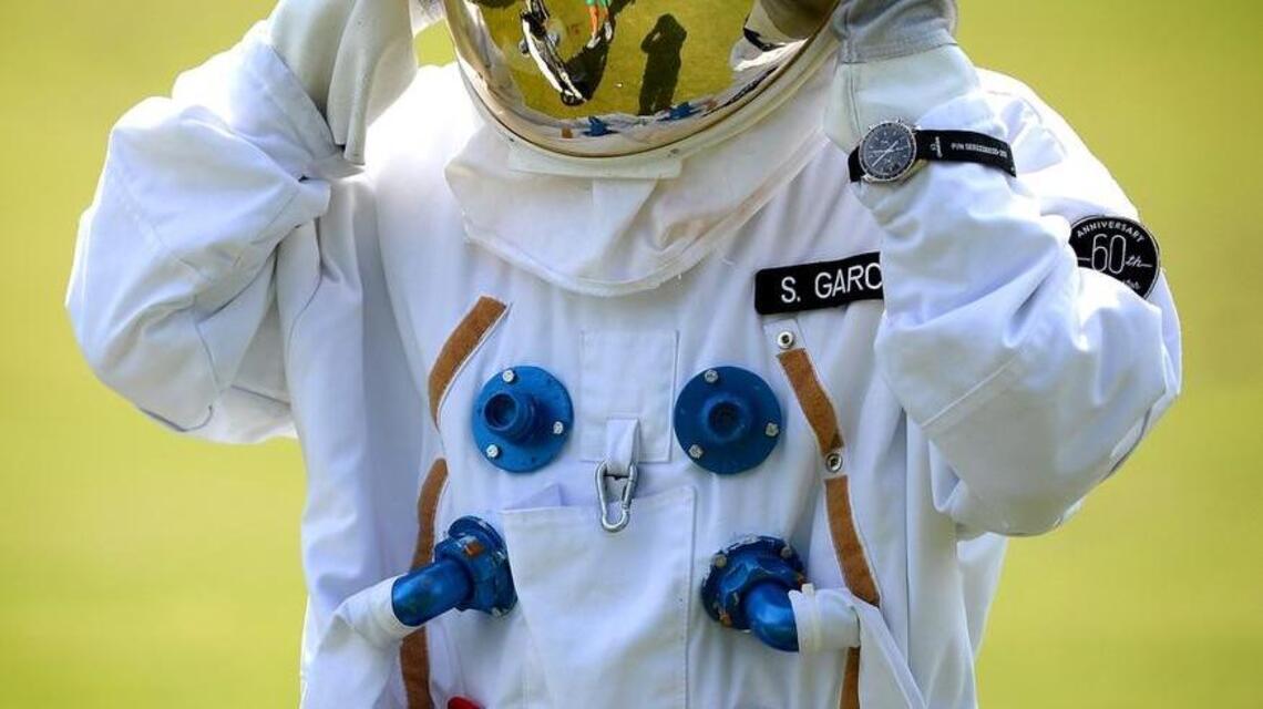 Why were Sergio Garcia and Rory McIlroy dressed as astronauts at Quail Hollow?