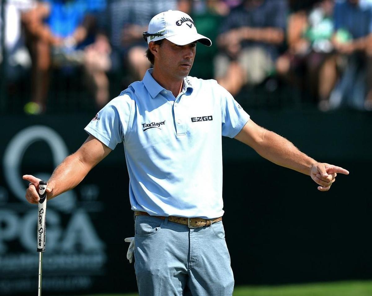 Kevin Kisner of Aiken, S.C., led going into the final round, playing a low-risk style that served him well on a course surrounded with gnarly Bermuda-grass rough.
