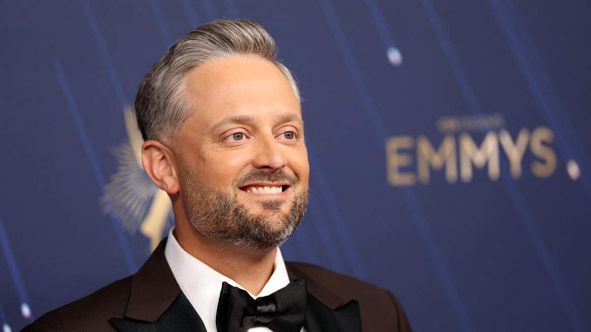 Comedian and show host Nate Bargatze arrives for the 77th Primetime Emmy Awards on Sept. 14, 2025, at the Peacock Theatre at LA Live in Los Angeles.      