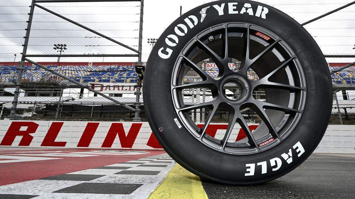 NASCAR’s Throwback Cup Series race at Darlington on May 8 will feature cars running a vintage tire design for the Goodyear 400.