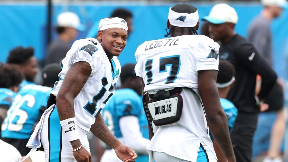 He’s had quiet practices, but a Panthers WR is making ‘a great case’ for roster spot