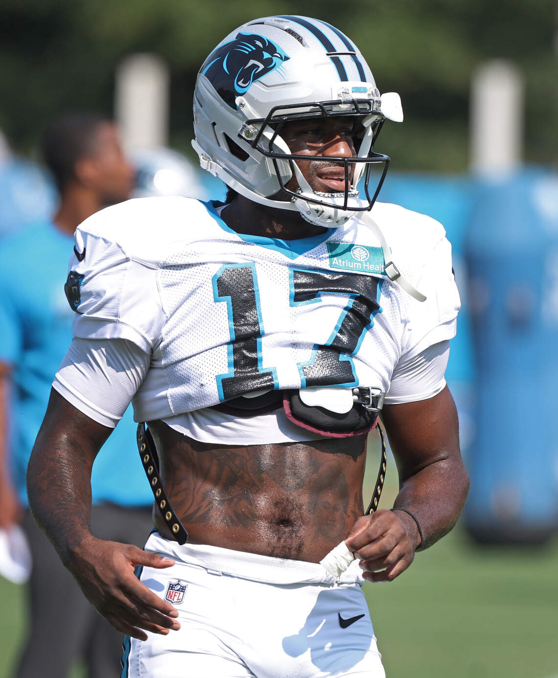 Panthers' Xavier Legette Leaves Practice on Cart After Scary Fall, Coach Provides Update