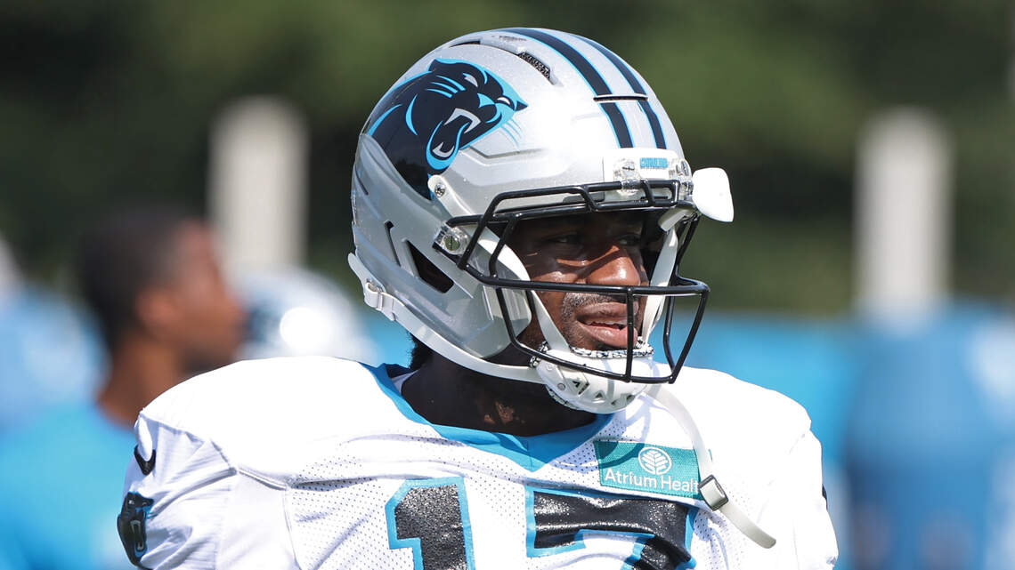 Panthers WR Xavier Legette injured, carted off the field. What his coach said
