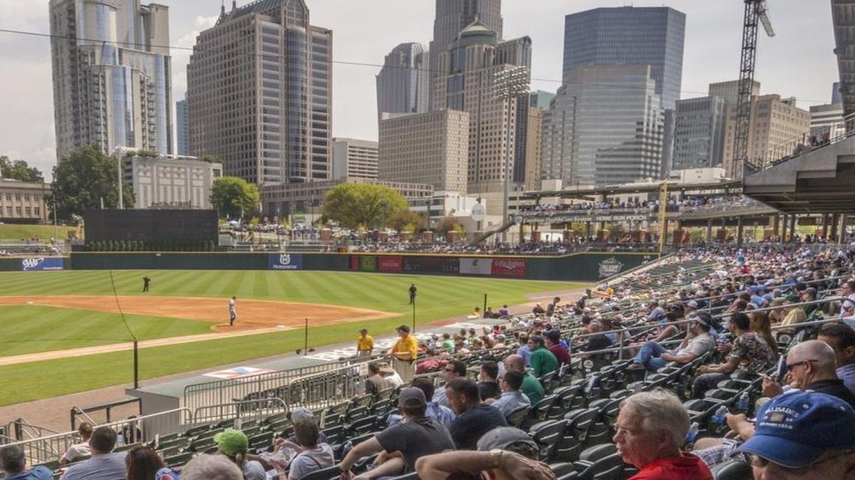 
Day games make me feel as if I’m stealing. Middle of the afternoon, much of Charlotte is going about its business, which consists primarily of building apartments, and 9,781 of us are at the ballpark. 

