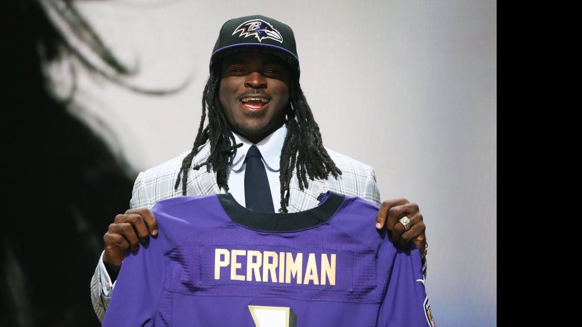 
If it were up to Observer columnist Tom Sorensen, receiver Breshad Perriman would have been holding up a Panthers’ jersey as Carolina’s first-round pick
