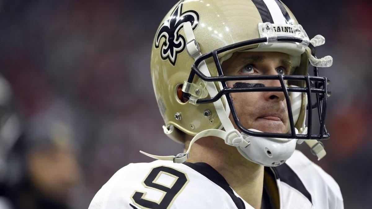 New Orleans Saints quarterback Drew Brees (9) used to run an offense like a basketball point guard, but now that seems like a long time ago.