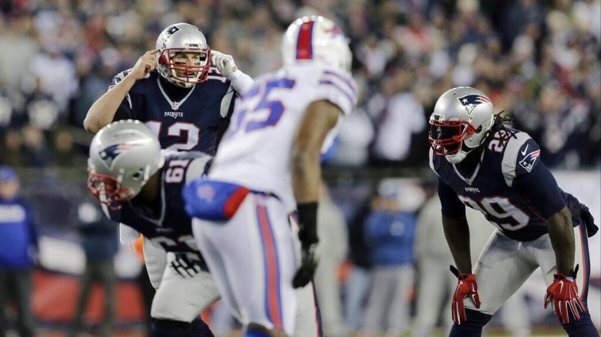 New England quarterback Tom Brady has thrown for 300 or more yards in six games to help the Patriots to a 10-0 start.