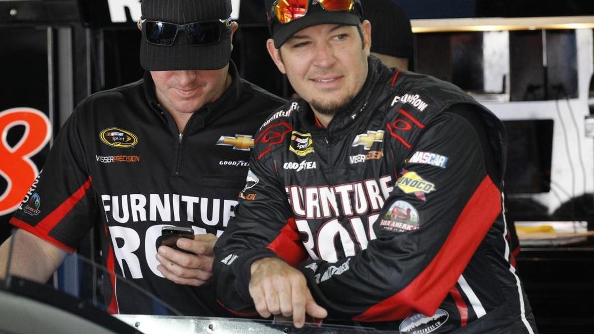 Martin Truex Jr., shown in a file photo, is the underdog in Sunday’s NASCAR Sprint Cup Series finale, but he has a chance to win a championship for a single-car team.