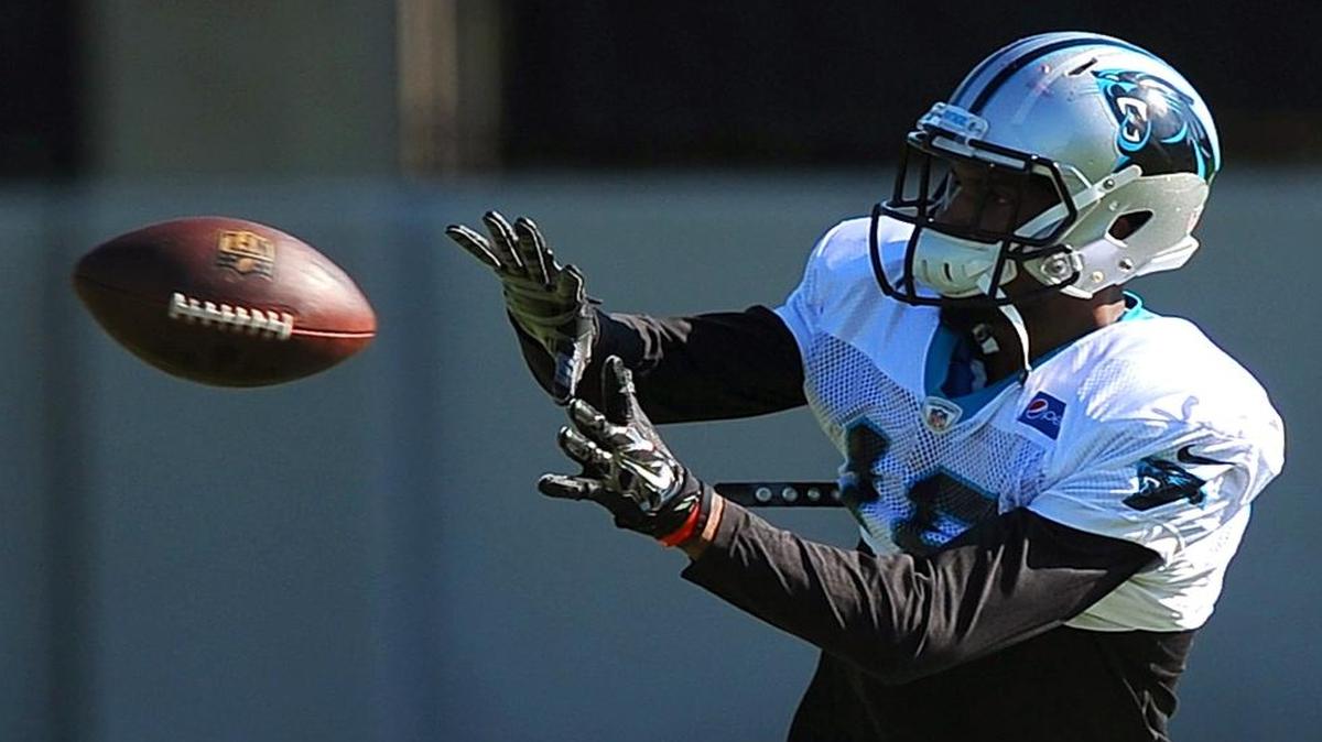 
If you saw this photo of Carolina Panthers wide receiver Corey Brown a year ago, you wouldn’t have wondered what happened next. 
