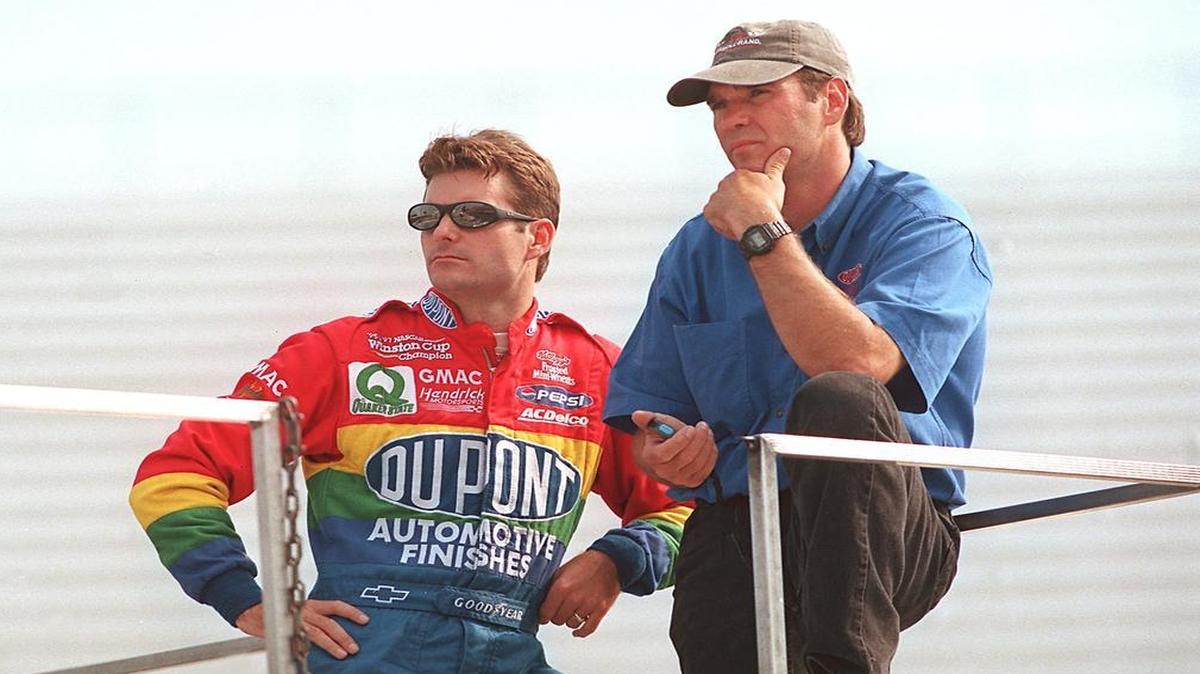 
Ray Evernham (right) was the best crew chief around when he was leading NASCAR driver Jeff Gordon to championships. And he might have been the best ever. 
