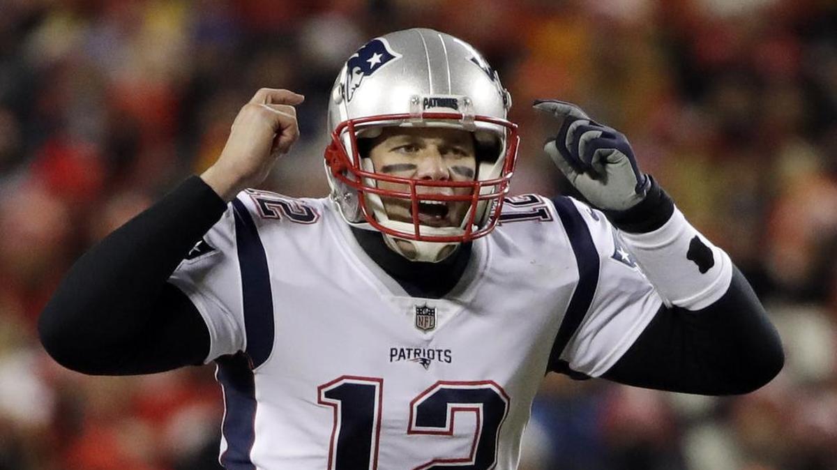 New England quarterback Tom Brady (12) will start his ninth Super Bowl on Sunday. Brady is 5-3 in his previous Super Bowls, and the Patriots are a slight favorite against the Los Angeles Rams.