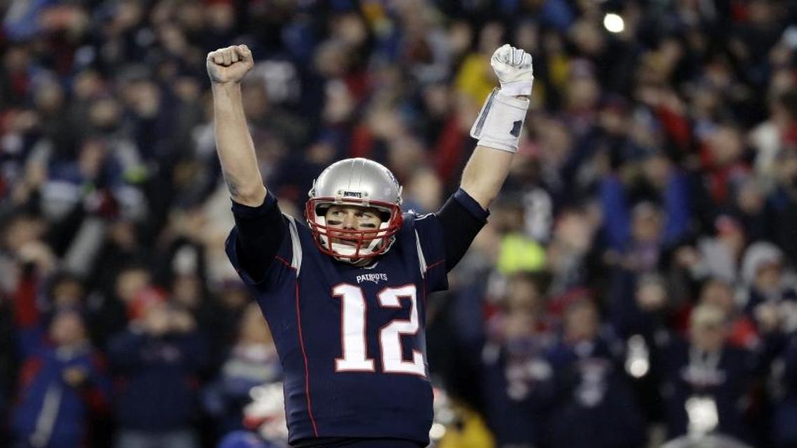 New England Patriots quarterback Tom Brady beat the Panthers in a Super Bowl 13 years ago in Houston. Brady will try to do the same thing to the Atlanta Falcons Feb. 5, also in Houston.