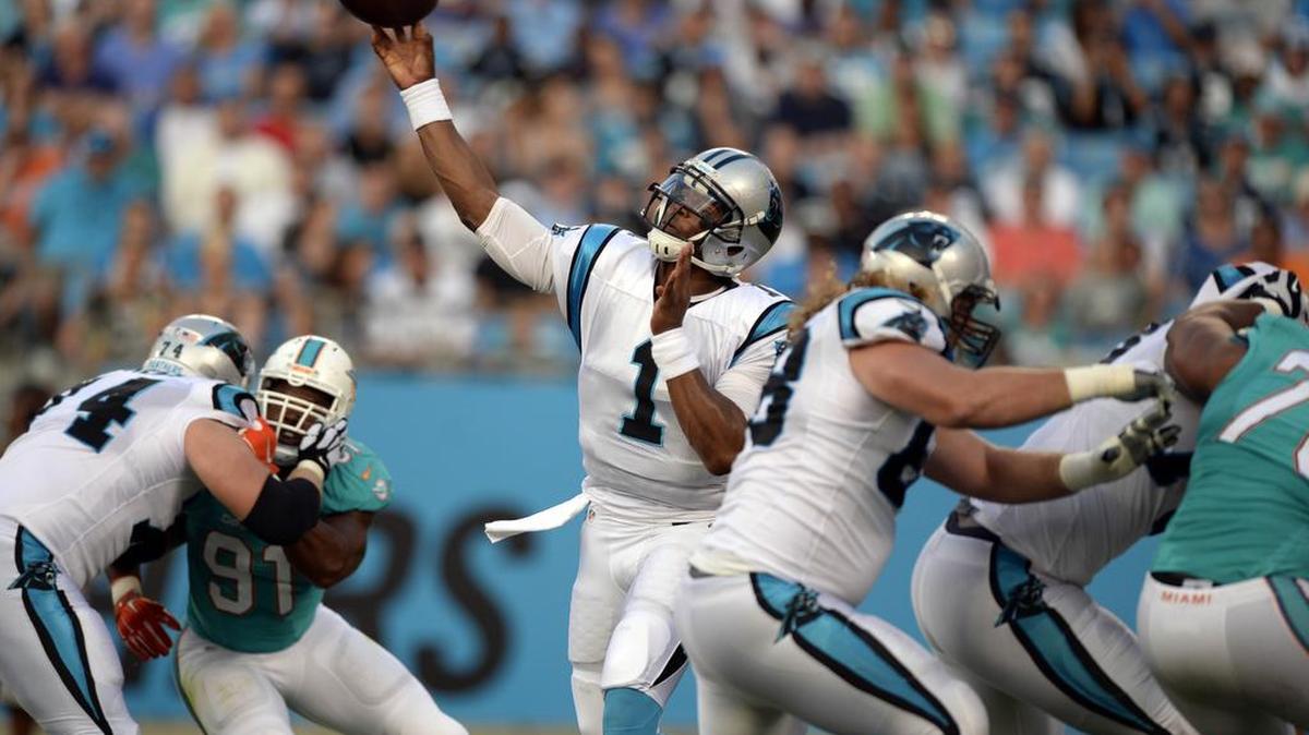 
After two exhibition games, the same nagging question remains about Carolina quarterback Cam Newton (1) and the Panthers offense: Can they score enough?
