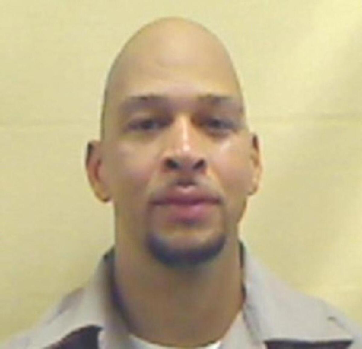 An undated prison photo of former Carolina Panthers wide receiver Rae Carruth, who is scheduled to be released Oct. 22, 2018.