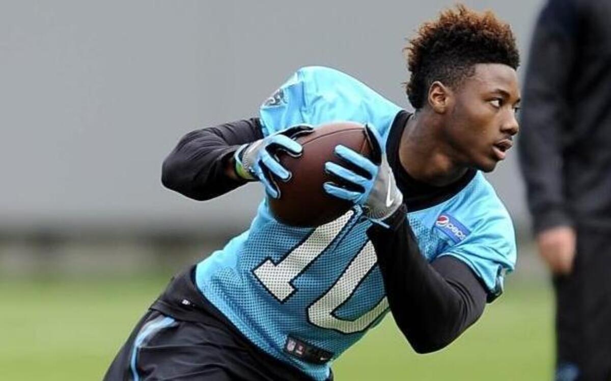 Panthers rookie wide receiver Curtis Samuel has blazing speed, but he is only 20 years old and says he is working on running faster.