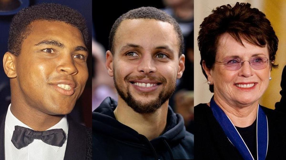 Stephen Curry spoke out against social concerns, much the way Muhammad Ali and Billie Jean King did before him.