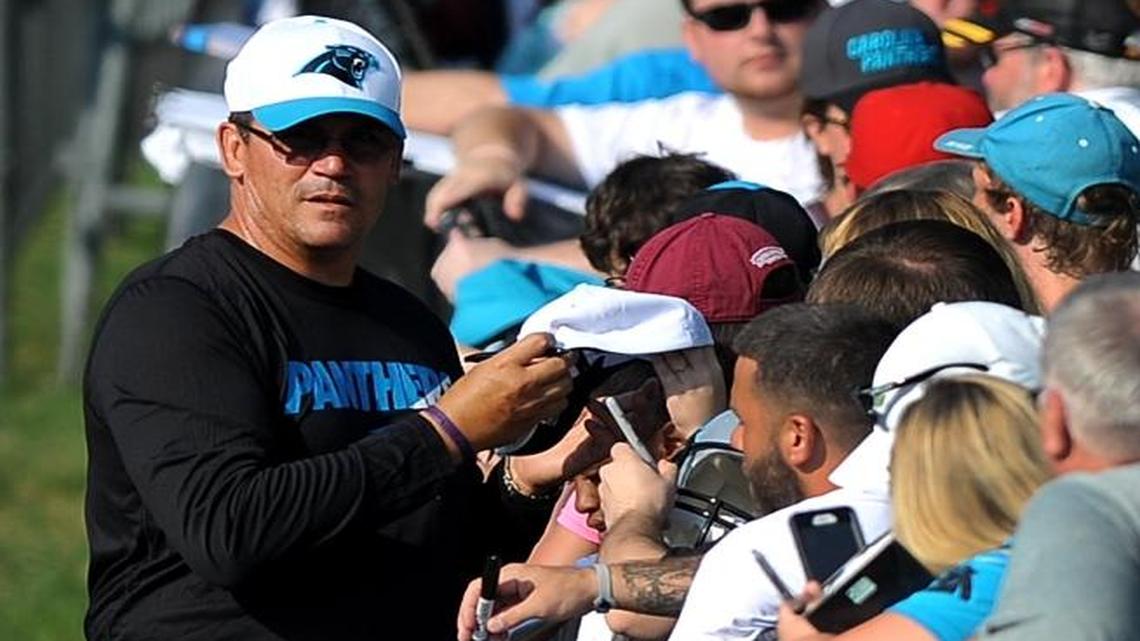 
Carolina Panthers head coach Ron Rivera said his brother’s death in July reminded him to live life, every day. 
