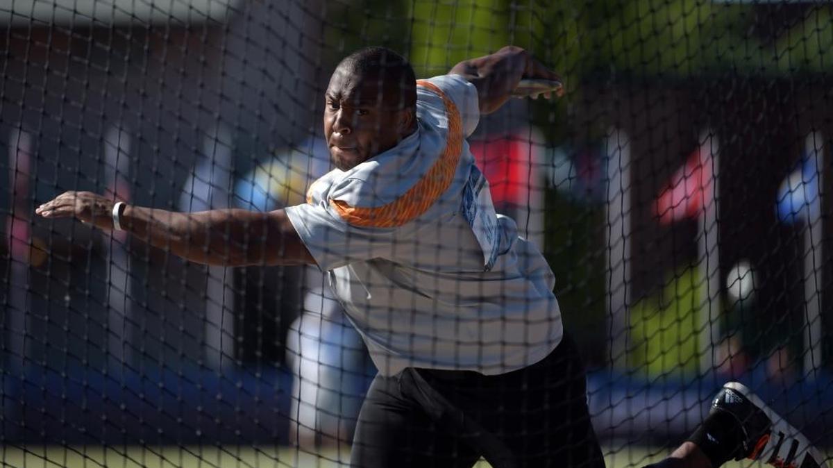 Tavis Bailey played football and threw the discus in high school at A.L. Brown in Kannapolis, N.C., where his family still lives. He starts the Olympic discus competition Friday in Rio.