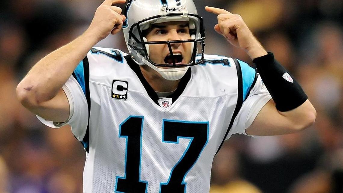 Jake Delhomme was known for his passion as the Panthers’ quarterback from 2003-09. Now 40 and living in Louisiana, Delhomme believes this Carolina team has a great chance to win the Super Bowl that his 2003 Panthers nearly did.