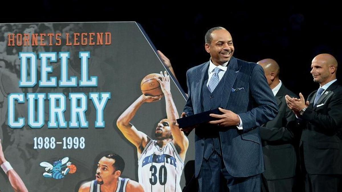 Dell Curry, the Charlotte Hornets’ all-time leading scorer, is now a TV broadcaster for the team.