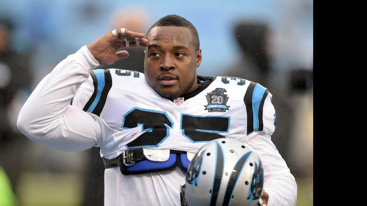 
 Carolina Panthers fullback Mike Tolbert said he is "100 percent healthy" and sure that he will return to play as well in 2015 as he did in 2013, when he made his first Pro Bowl ever for Carolina.

