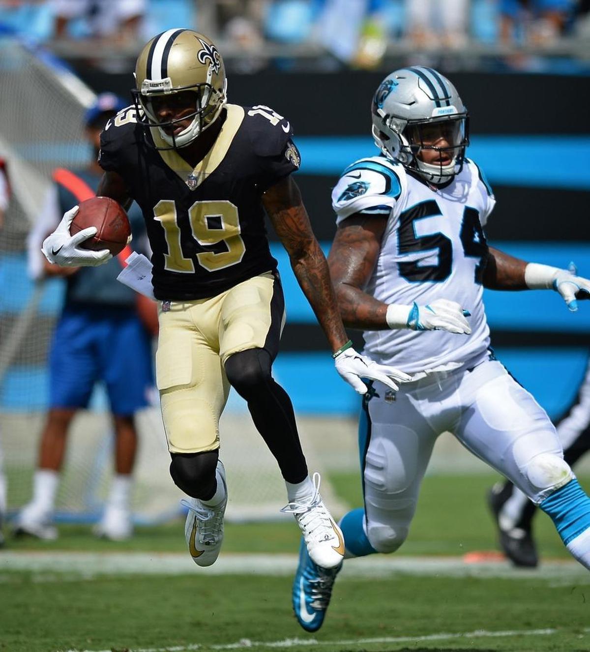 New Orleans Saints wide receiver Ted Ginn Jr., a former Carolina Panther, was a big part of the reason why the Saints went 3-0 against Carolina last season.
