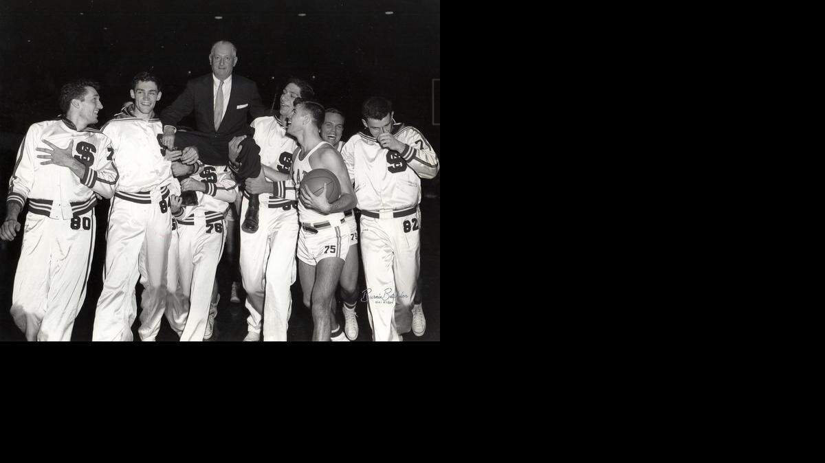 
Upon his death, former N.C. State basketball coach Everett Case gave a large percentage of his money to his former players. One-third of Case’s estate, $69,525, was divided among 57 Wolfpack players.
