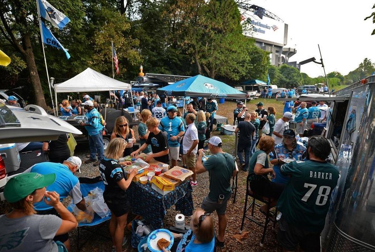 The tailgate scene before a Panthers home game is sometimes the best part of the whole day for Carolina fans. “Quite honestly, my favorite part of the game is the tailgating,” said John King, a Panthers PSL holder since 2003.
