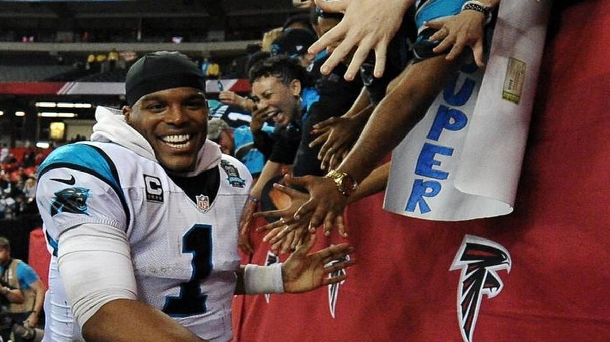 The Carolina Panthers and quarterback Cam Newton (1) have often had significant fan support at the Georgia Dome, and Sunday should be no different.