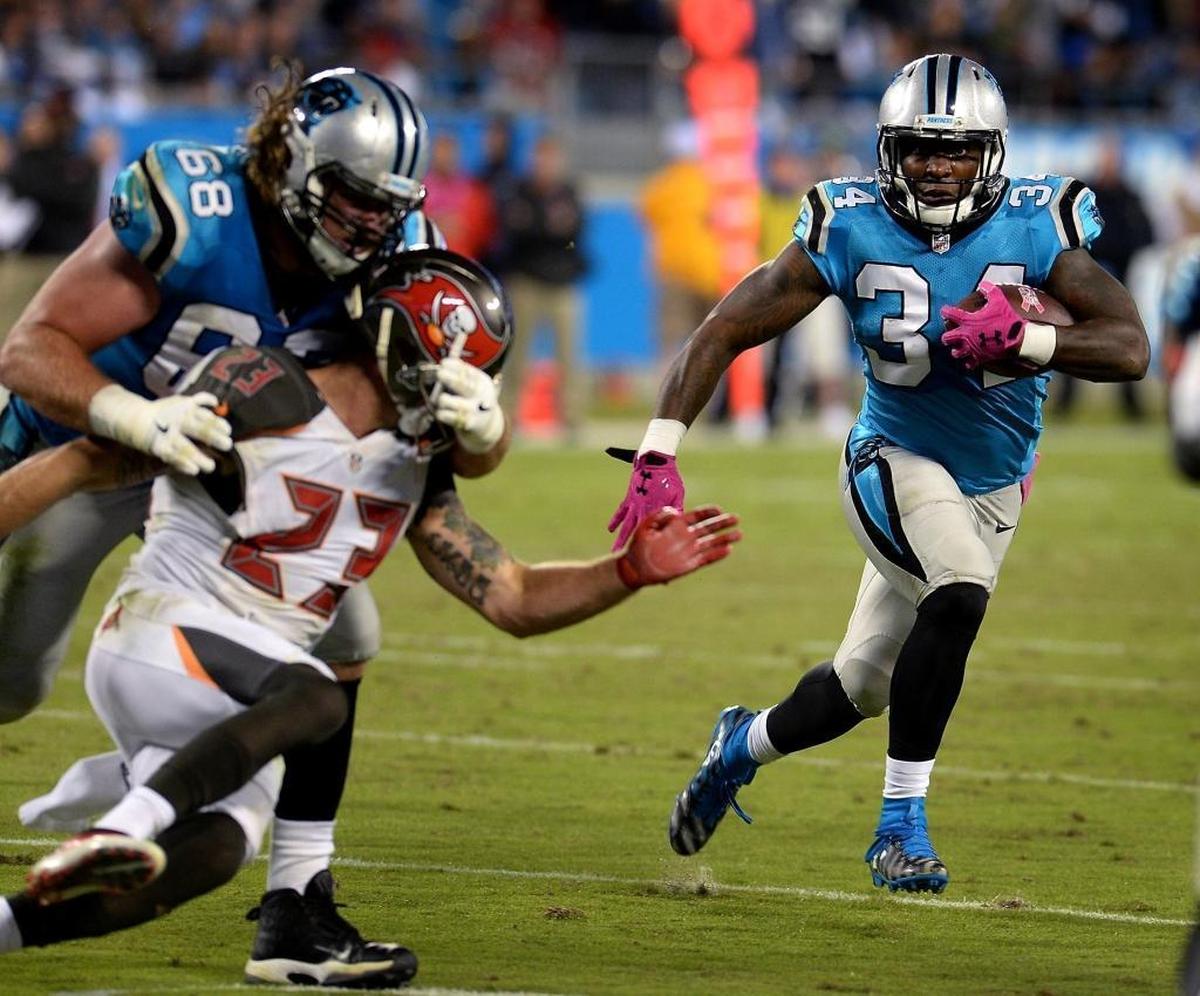 Cameron Artis-Payne scored on this run against Tampa Bay in October 2016.