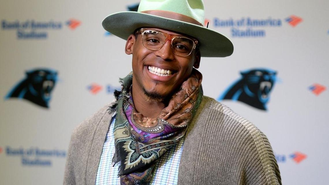 Although Carolina Panthers quarterback Cam Newton sustained a partially torn rotator cuff against San Diego on Dec. 11, 2016, he was all smiles after the game when speaking to the media.