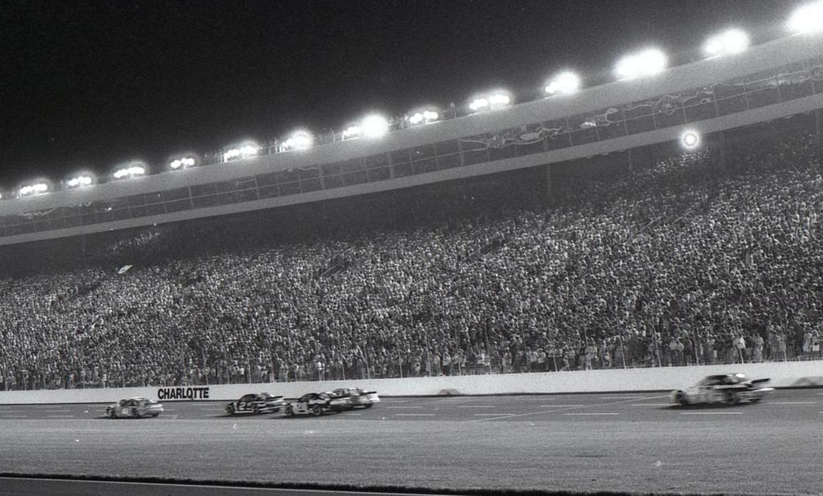 A crowd estimated at 133,000 watched the 1992 NASCAR All-Star Race at Charlotte Motor Speedway. With two last-lap crashes that jumbled the finish twice, they got their money’s worth.