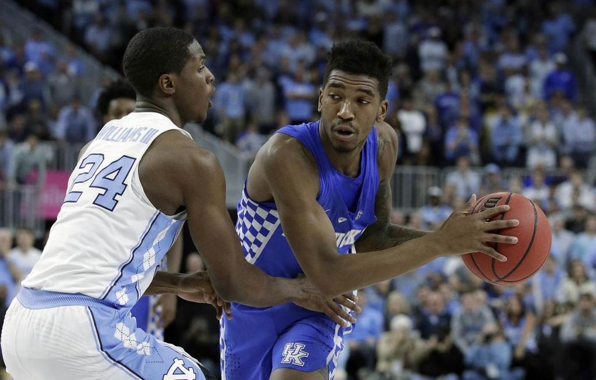 Kentucky’s Malik Monk scored 47 points against North Carolina in a December 2016 game that the Wildcats won, 103-100.