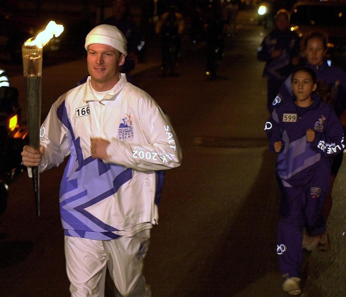 In 2001, Dale Earnhardt carried the Olympic torch in uptown Charlotte. Earnhardt will travel to South Korea in February to participate in NBC Sports' coverage of the 2018 Winter Olympics. At the Olympics, he is scheduled to visit the speed skating venue and accept a recent social media invite to ride in a bobsled.
