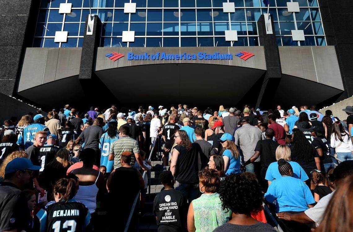 The Panthers have played in what is now known as Bank of America Stadium since 1996. The team has officially sold out the stadium for 157 straight games.