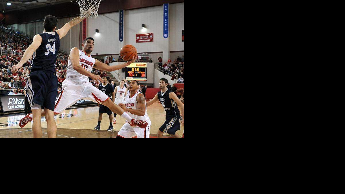 
Davidson point guard Jack Gibbs (12) missed seven games with a knee injury, and the Wildcats were solid without him. With him, coach Bob McKillop’s team has a chance to be the top seed in the Atlantic 10 tournament. 
