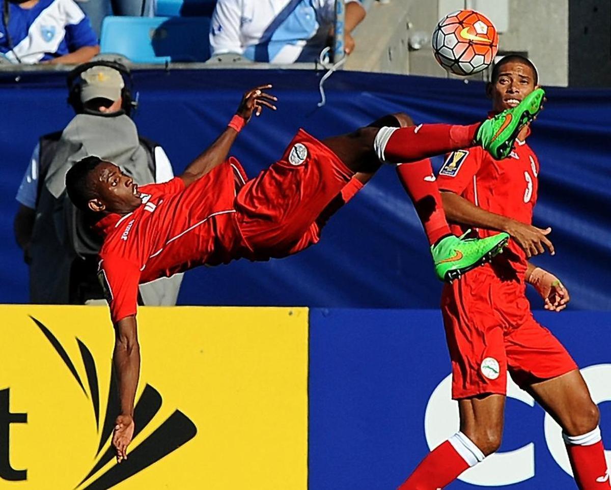 Next month, the newly formed MLS fan group Mint City Collective will host a tailgate at the Roaring Riot spot on Cedar Street before the International Champion’s Cup between Arsenal FC and AS Roma at Bank of America Stadium. In this photo is a 2015 Gold Cup game in Charlotte between Cuba and Guatemala.